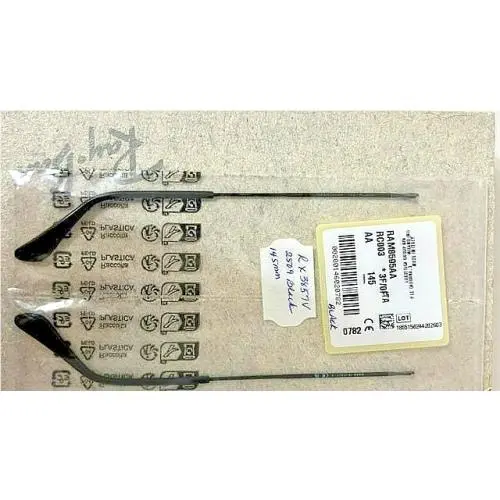 Ray Ban Replacement Temple Arms RB3857 Rx3857V Black 140 or 145mm Pilot Black 145mm by Ray-Ban