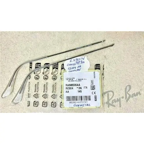 Ray Ban Replacement Temple Arms RB3857 Rx3857V Gunmetal 145mm