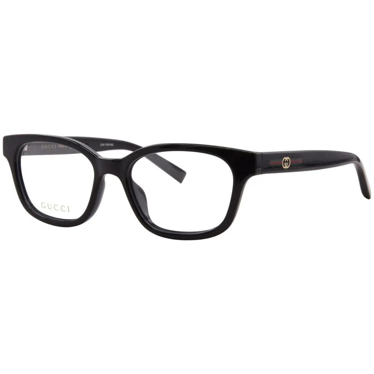 Guess Gucci GG2103OL 005 Eyeglasses Women`s Black Full Rim Rectangle Shape 53mm