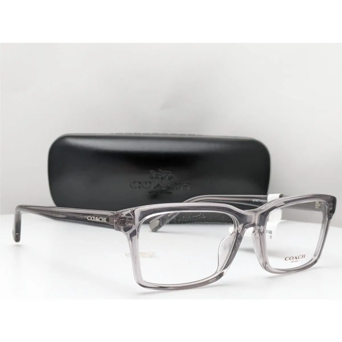 Coach HC6169U 5176 Transparent Grey Unisex Eyeglasses Frames 55-18-145