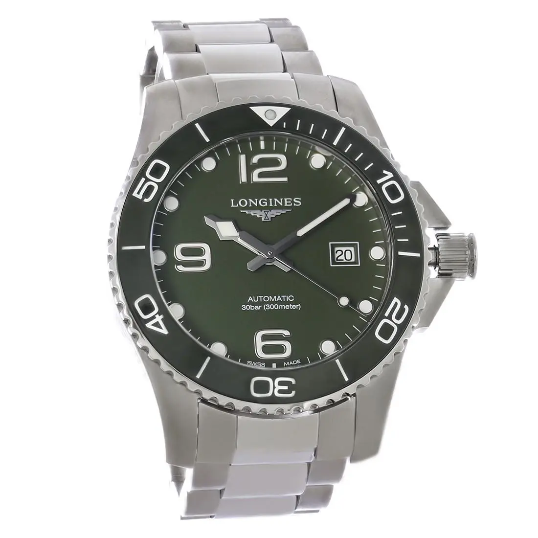 Hydroconquest Men`s Stainless Steel Automatic Watch - L3.782.4.06.6 by Longines