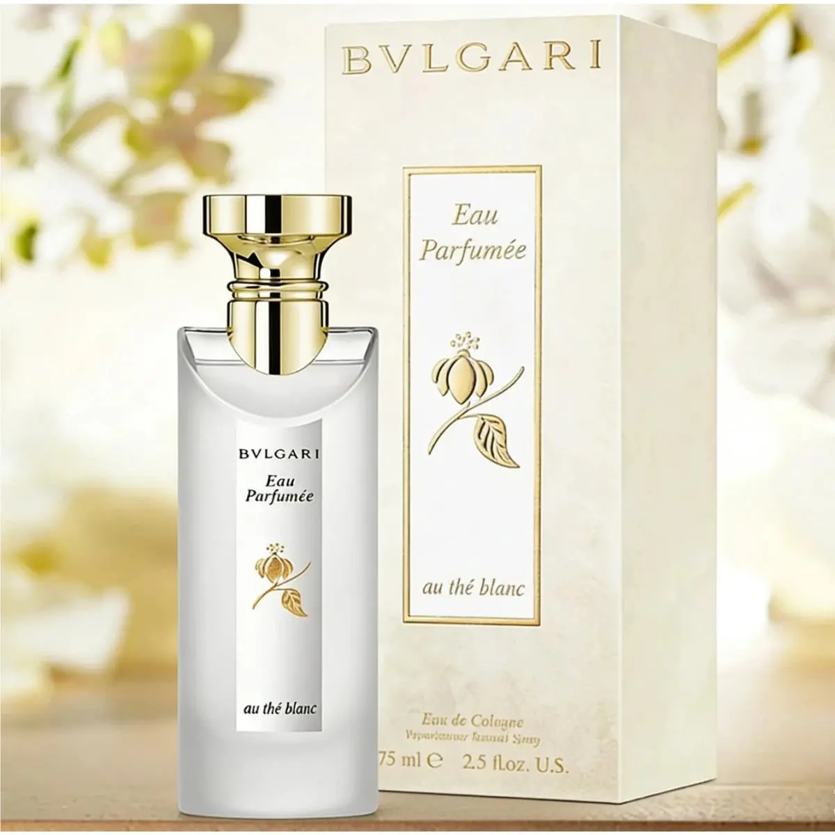 Eau Parfumee Au The Blanc By Bvlgari 2.5 oz Eau de Cologne Spray For Unisex