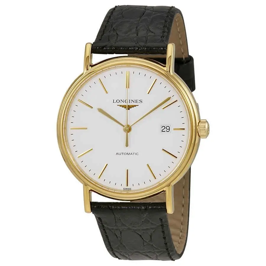 Presence Automatic White Dial Men`s Watch L49212122 by Longines
