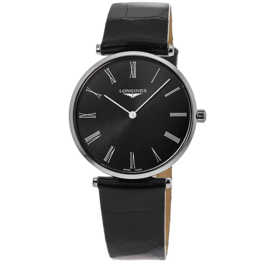 Longines La Grande Classique Quartz Black Dial Men`s Watch L4.866.4.51.2