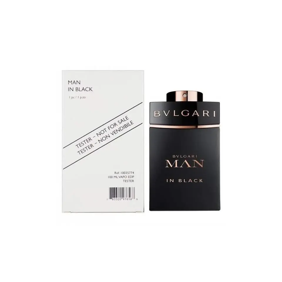Bvlgari Man In Black Eau De Parfum 3.4 oz / 100 ml For Men Unbox