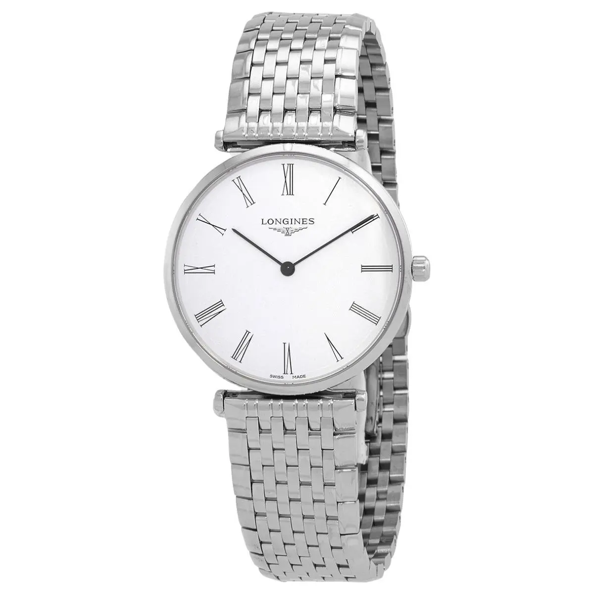 Longines La Grande Classique Steel White Dial Quartz Mens Watch L4.866.4.11.6