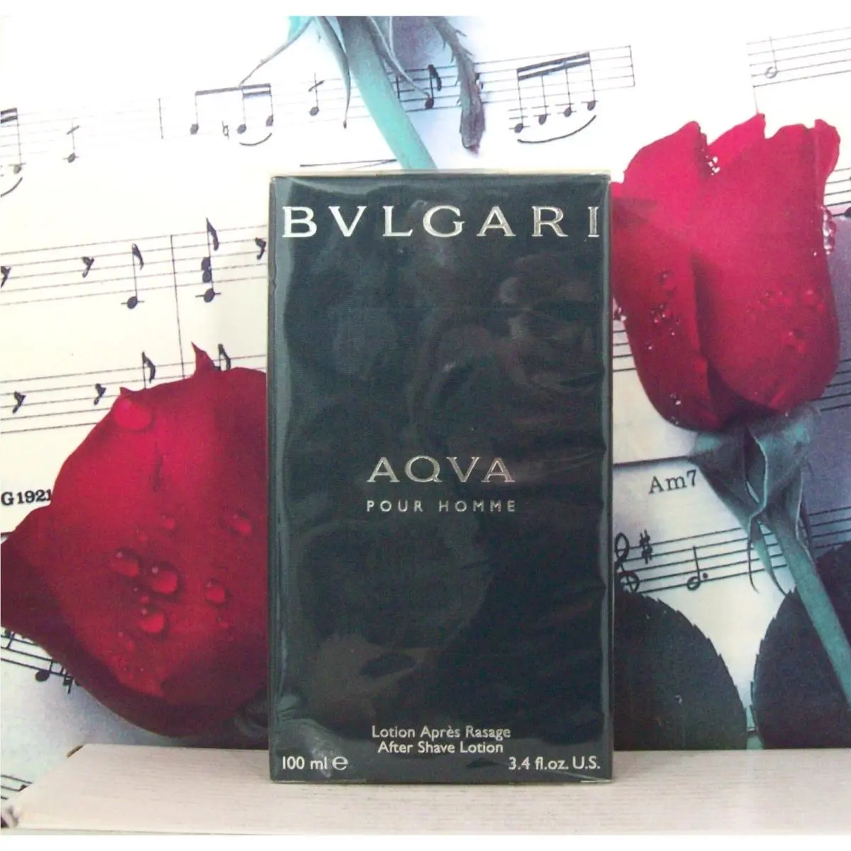 Bvlgari Aqva Pour Homme After Shave Lotion 3.4 Fl. Oz. Box
