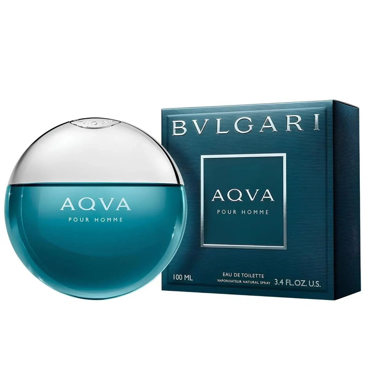 Aqva Eau De Toilette Natural Spray By Bvlgari Pour Homme 100ml 3.4fl.oz -fr SH