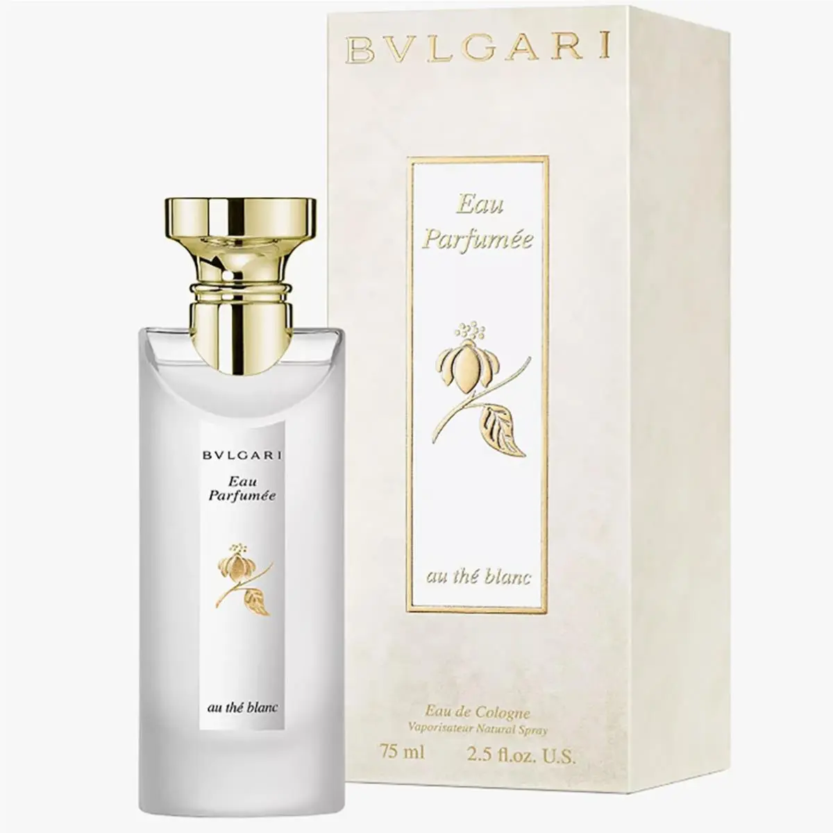 Eau Parfumee Au The Blanc By Bvlgari 2.5 oz Eau de Cologne Spray For Unisex