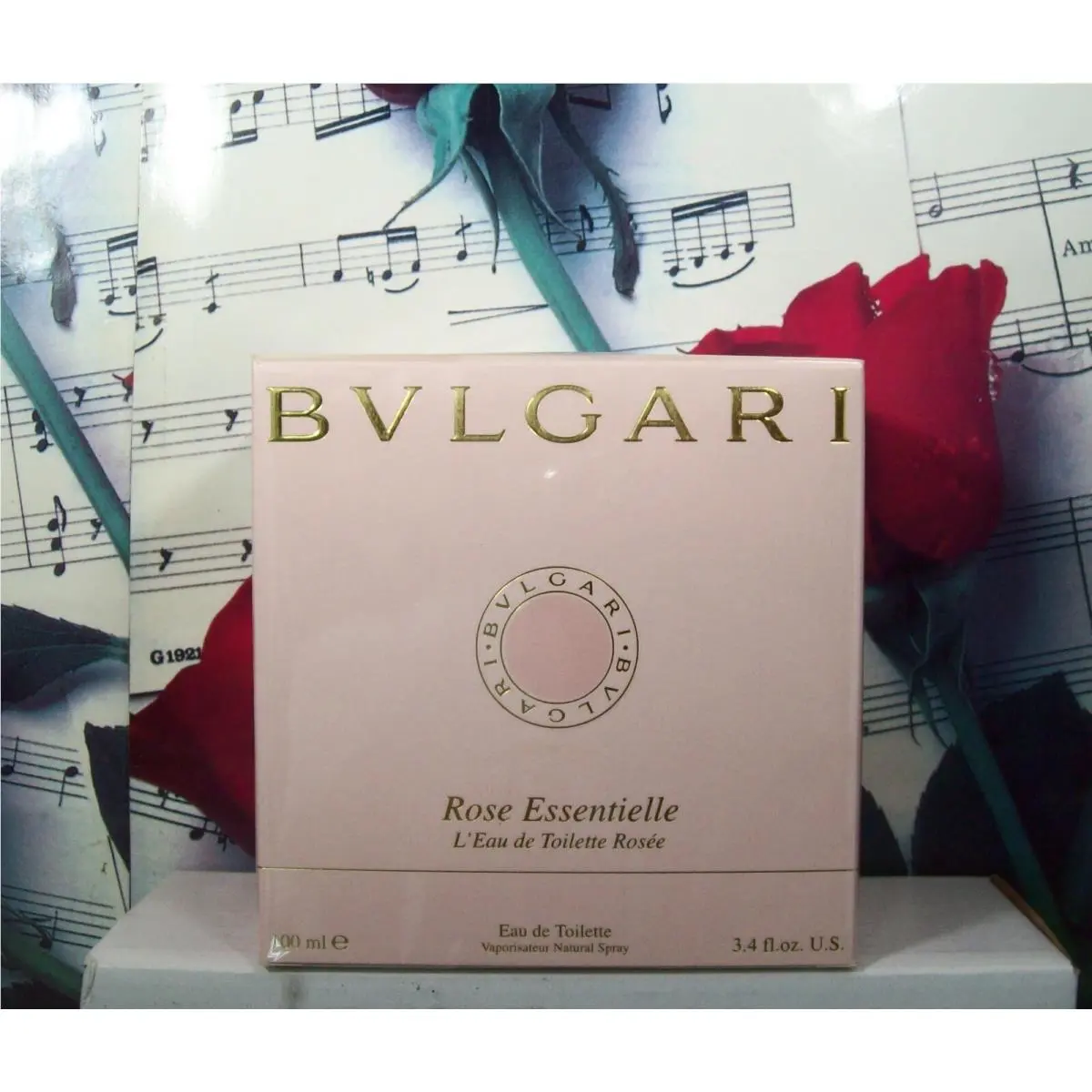 Bvlgari Rose Essentielle L`eau De Toilette Edt Spray 3.4 Fl. Oz. Box