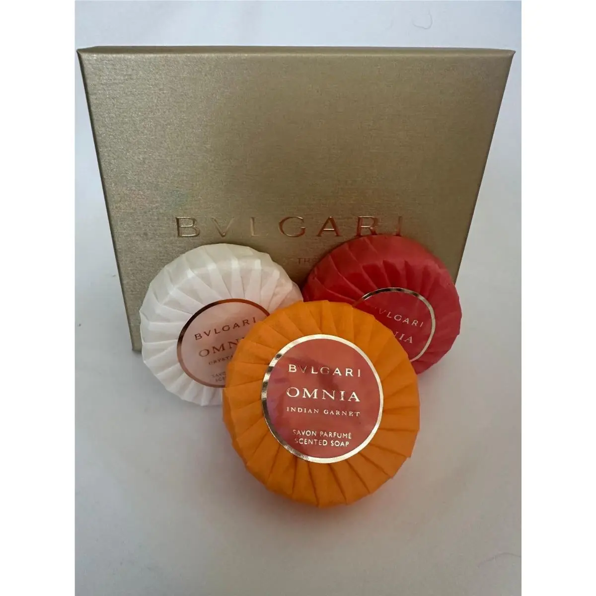 Bvlgari Omnia Collection 3 Soaps 1.7 oz/50 g Each Read Description