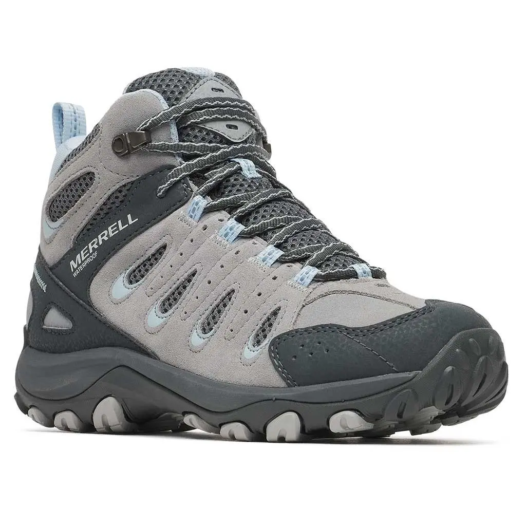 Merrell Women`s Crosslander 4 Mid Waterproof Trail Hiker - Cement
