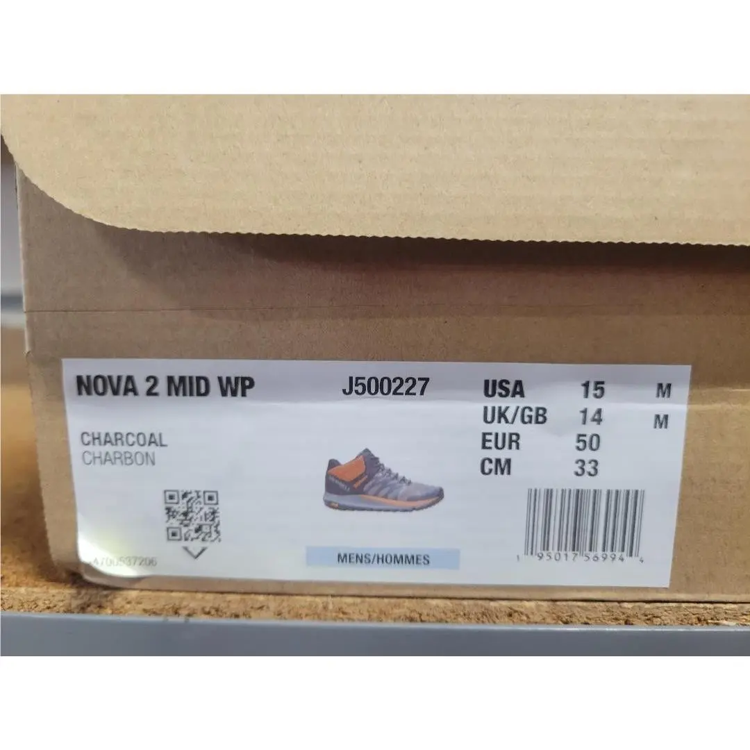 Merrell shoes - Merrell Nova 2 Mid WP - J500227 - Charcoal 4