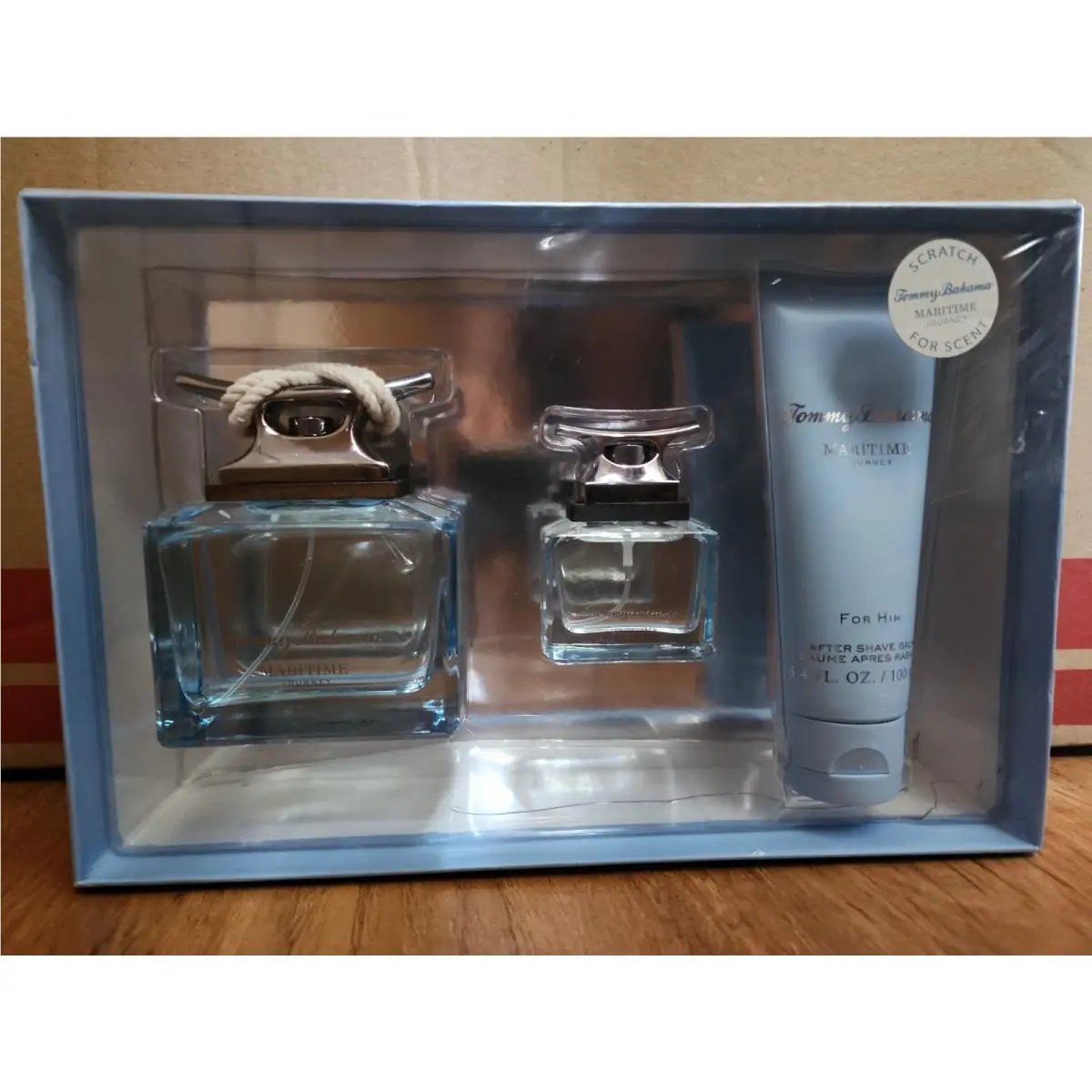 Maritime Journey 3 Gift Set 4.2oz .5oz Cologne 3.4oz After Shave by Tommy Bahama