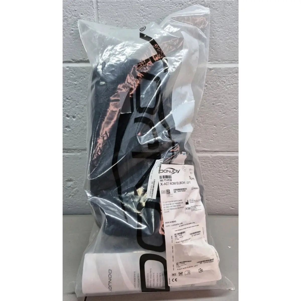 Donjoy X-act Rom Elbow Brace Left Arm Post-op Adjustable Universal 11-9122 Nip