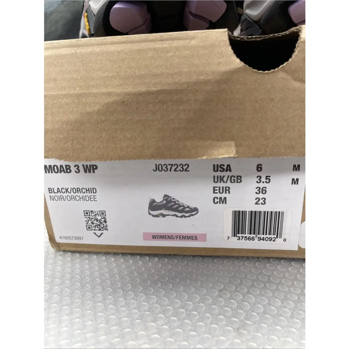 Merrell shoes - Merrell Moab 3 - Moab - Gray (UPC: 0737566940920) 4