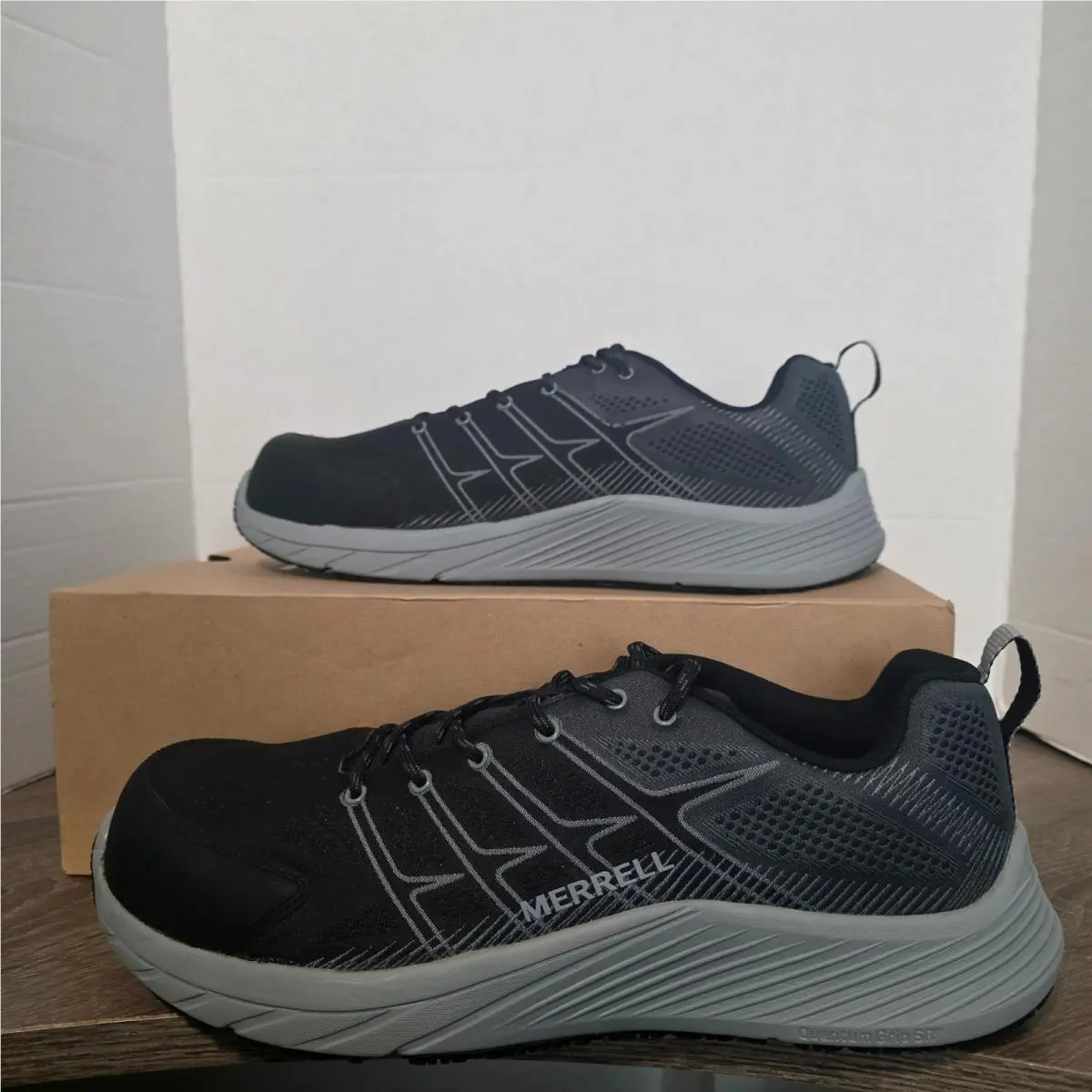 Merrell shoes - WORKSAFETYSNEAKER - WORKSAFETYSNEAKER - Work Safety Sneaker - Black 0