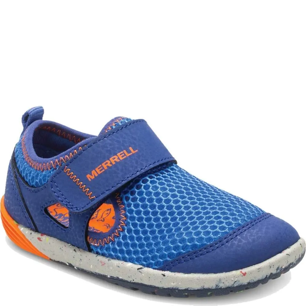 Merrell Unisex Child Bare Steps H2o Water Shoe 5.5 Little Kid Blue/orange