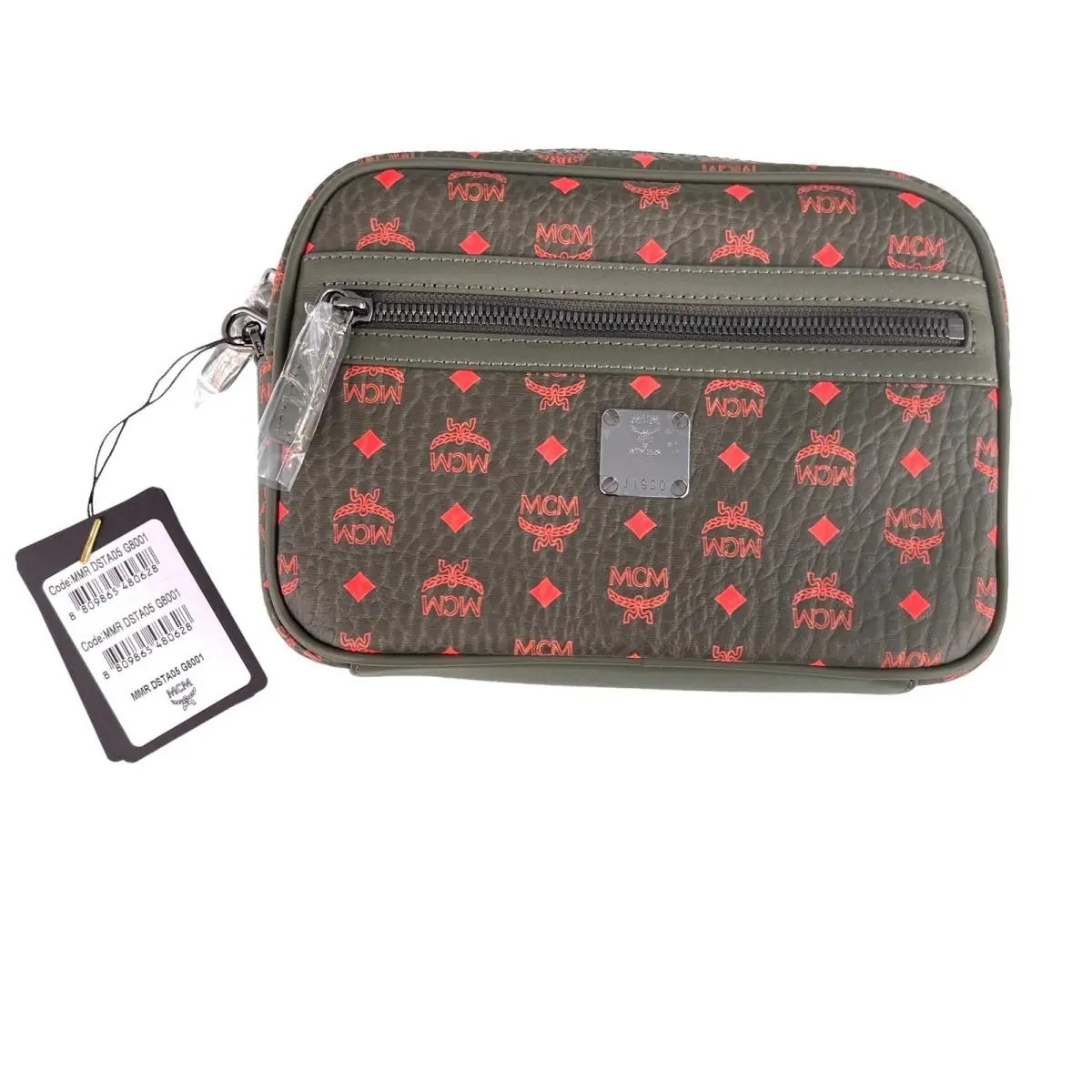 Mcm Aren Visetos Crossbody Bag Winter Moss Mmr DSTA05 G8001