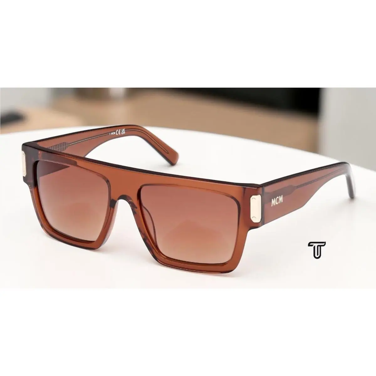 Mcm Worldwide MW0011 45F Acetate Brown Gradient Brown 55 mm Unisex Sunglasses