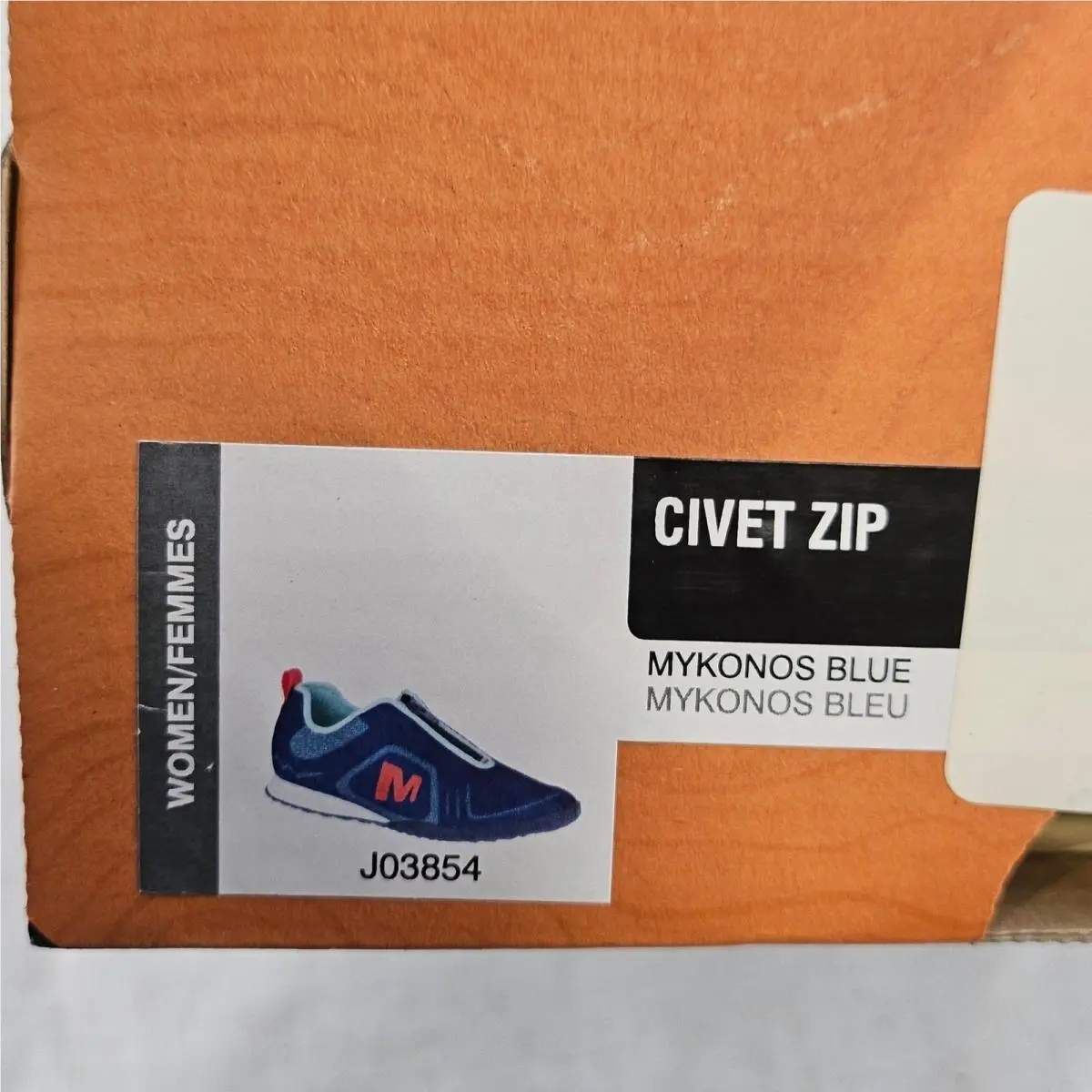 Merrell shoes - Civet Zip - Civet Zip - J03854 - Blue 7