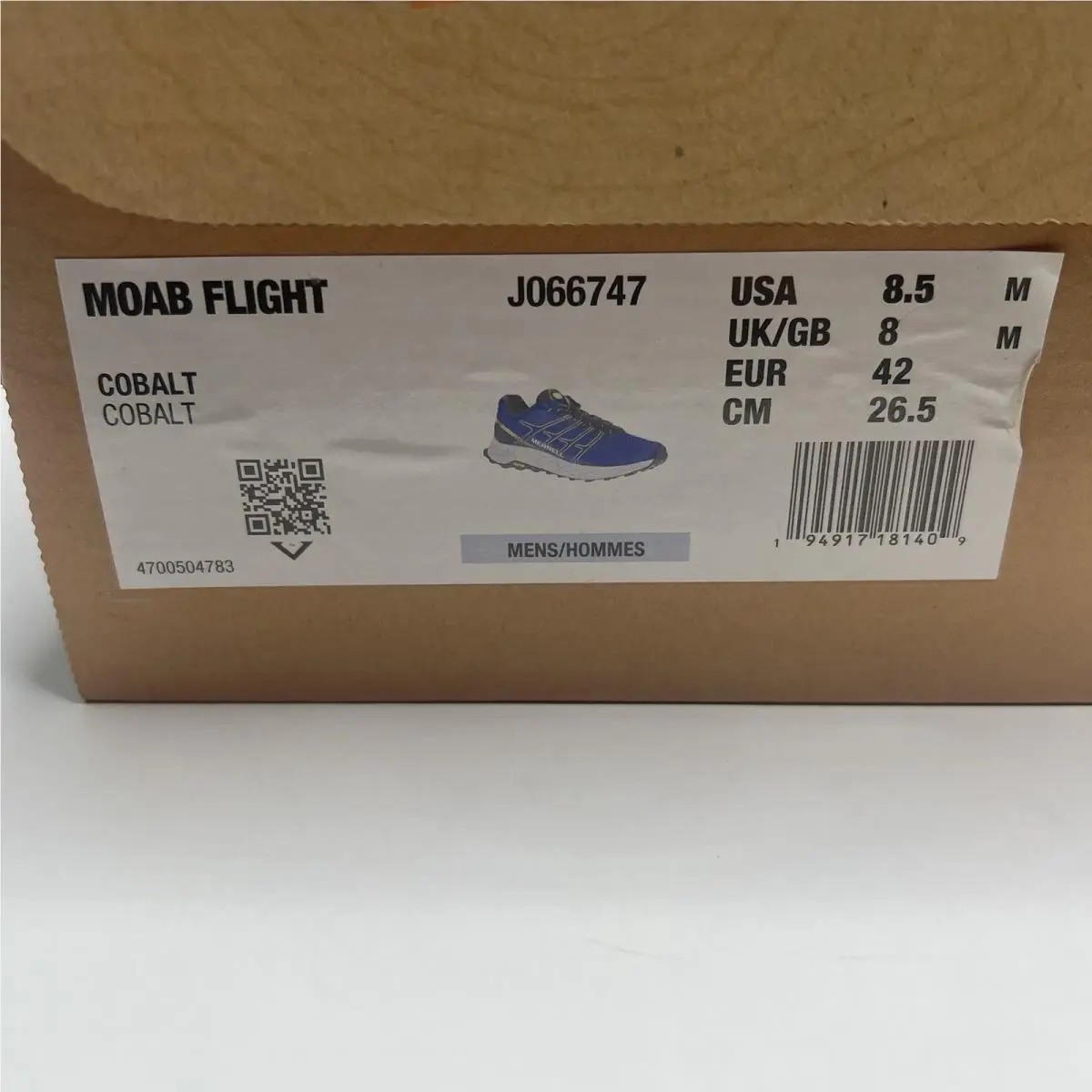 Merrell shoes - MERRELL Moab Flight Cobalt - Moab Flight Cobalt - J066747 - Blue 4