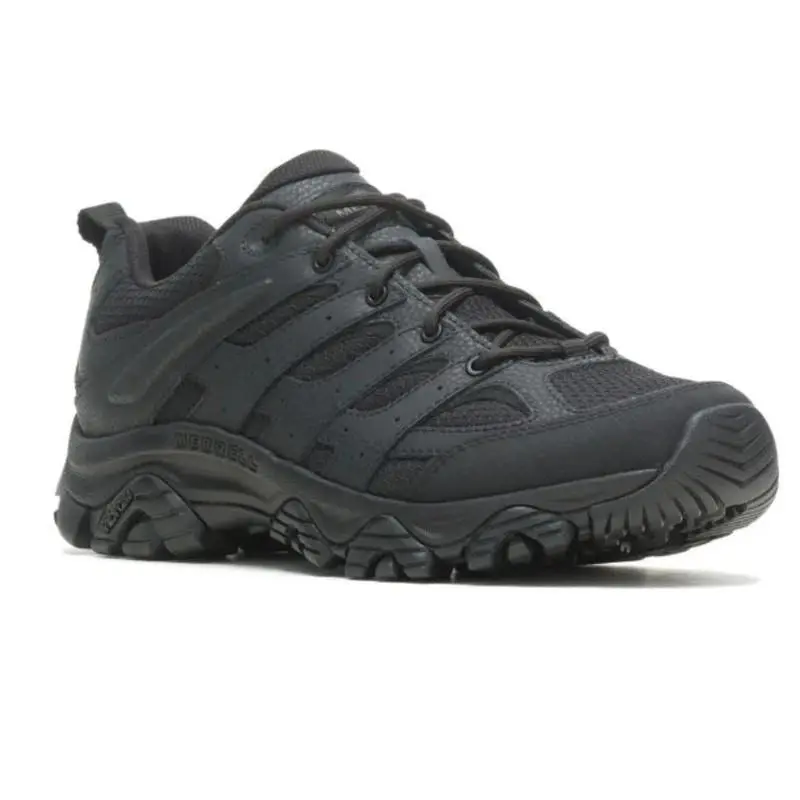 Merrell Moab 3 Tactical Work Sneakers Mens 4 Womens 5.5 Wide Black Leather