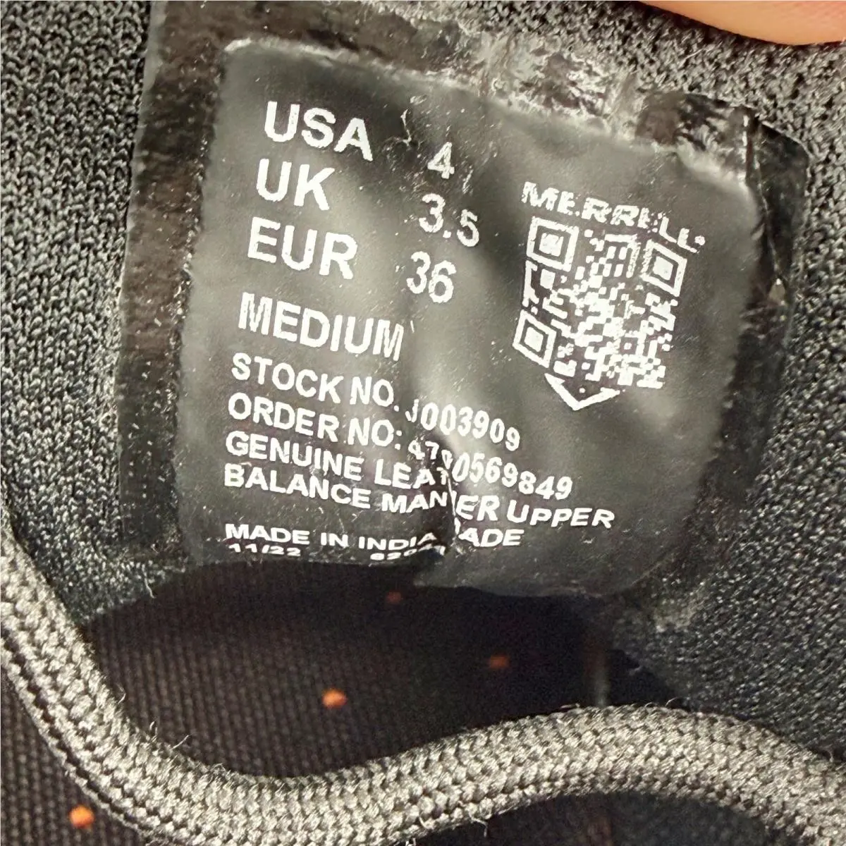 Merrell shoes - Black 10