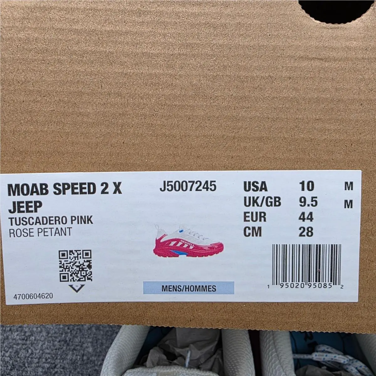 Merrell shoes - Moab Speed 2 x Jeep - Pink 0