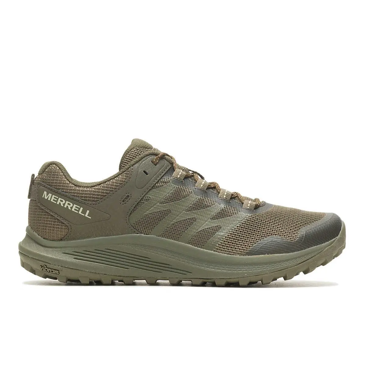 Merrell Men`s 6.5 Nova 3 Tactical Shoes Dark Olive Green Hiker Sneakers