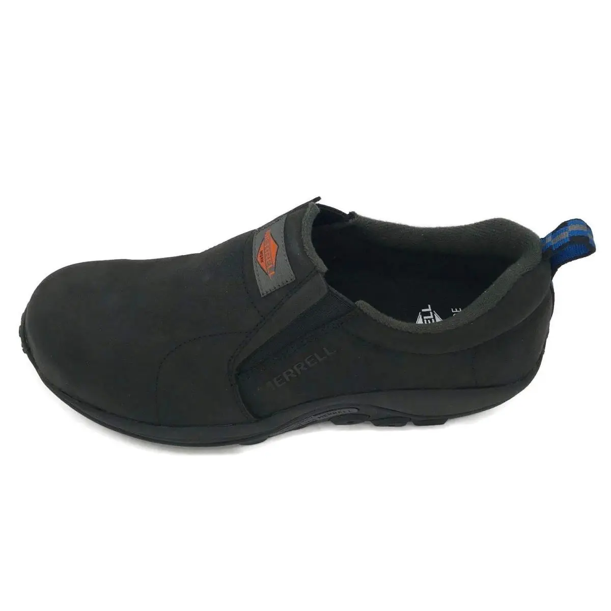 Merrell Men`s Jungle Moc Leather Comp Toe Work Shoe Construction 10 Black