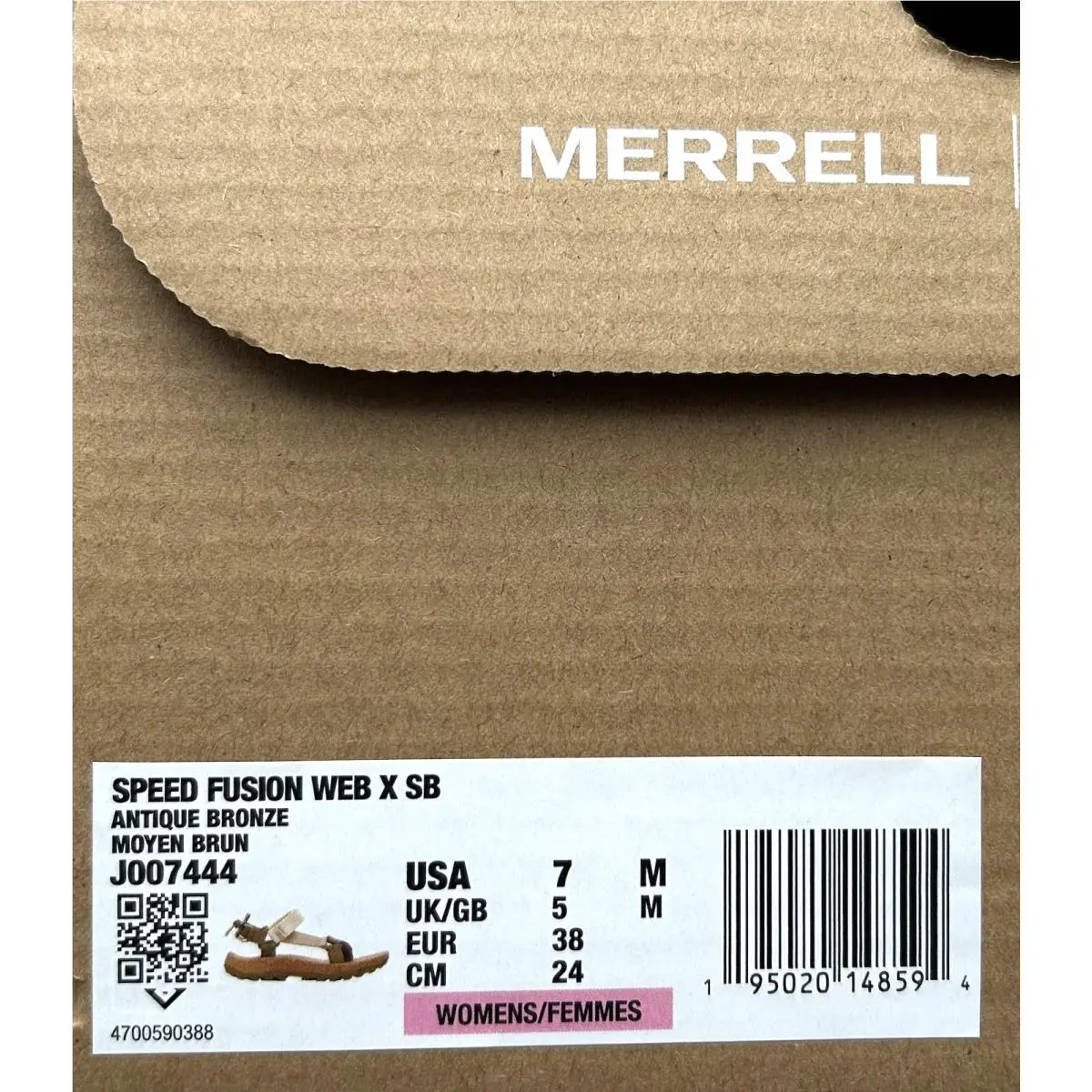 Merrell shoes - Speed Fusion Web - Speed Fusion Web - Tan (UPC: 195020148594) 11