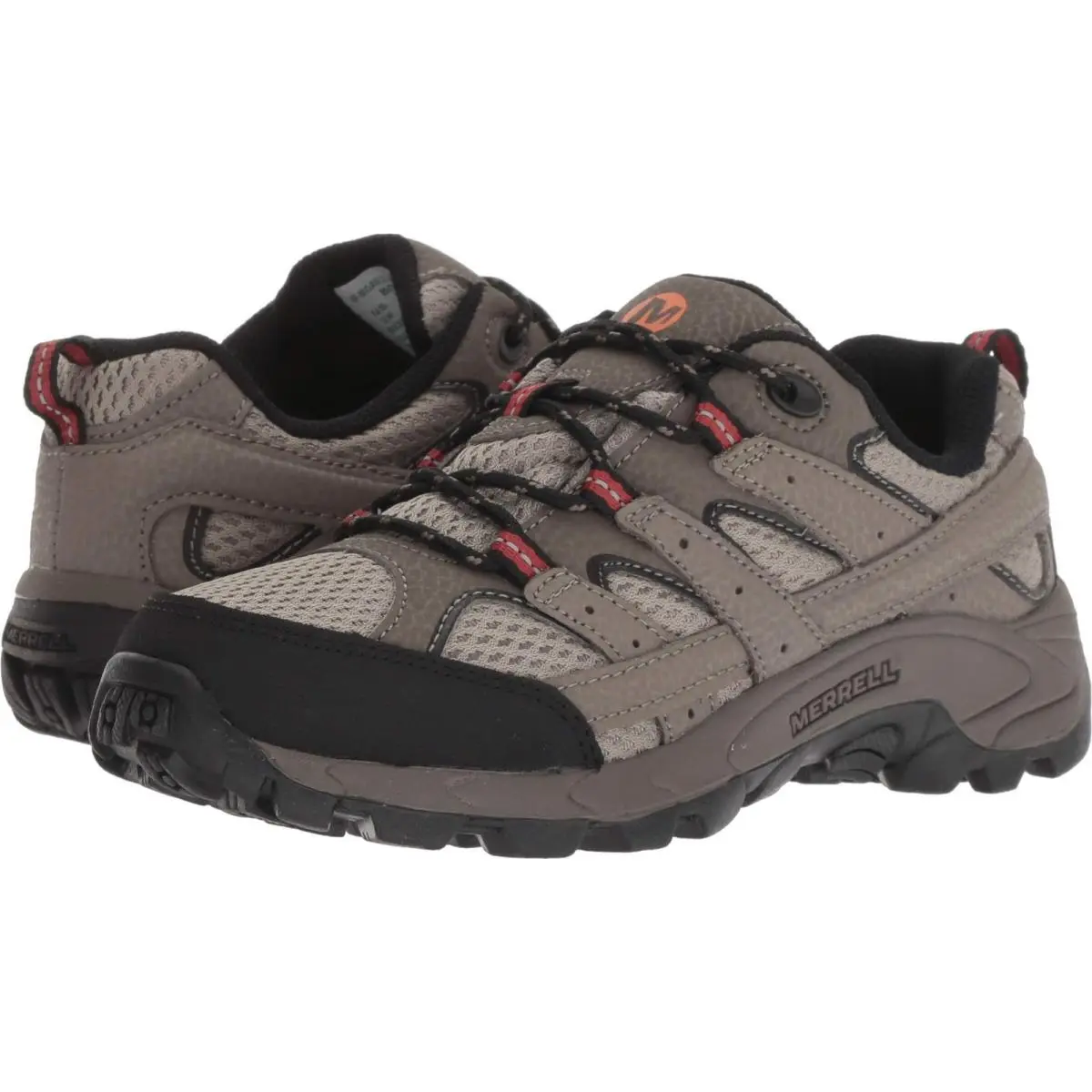 Merrell Boy`s Moab 2 Low Lace Shoe Bark Brown 7 M US 7 Big Kid Bark Brown