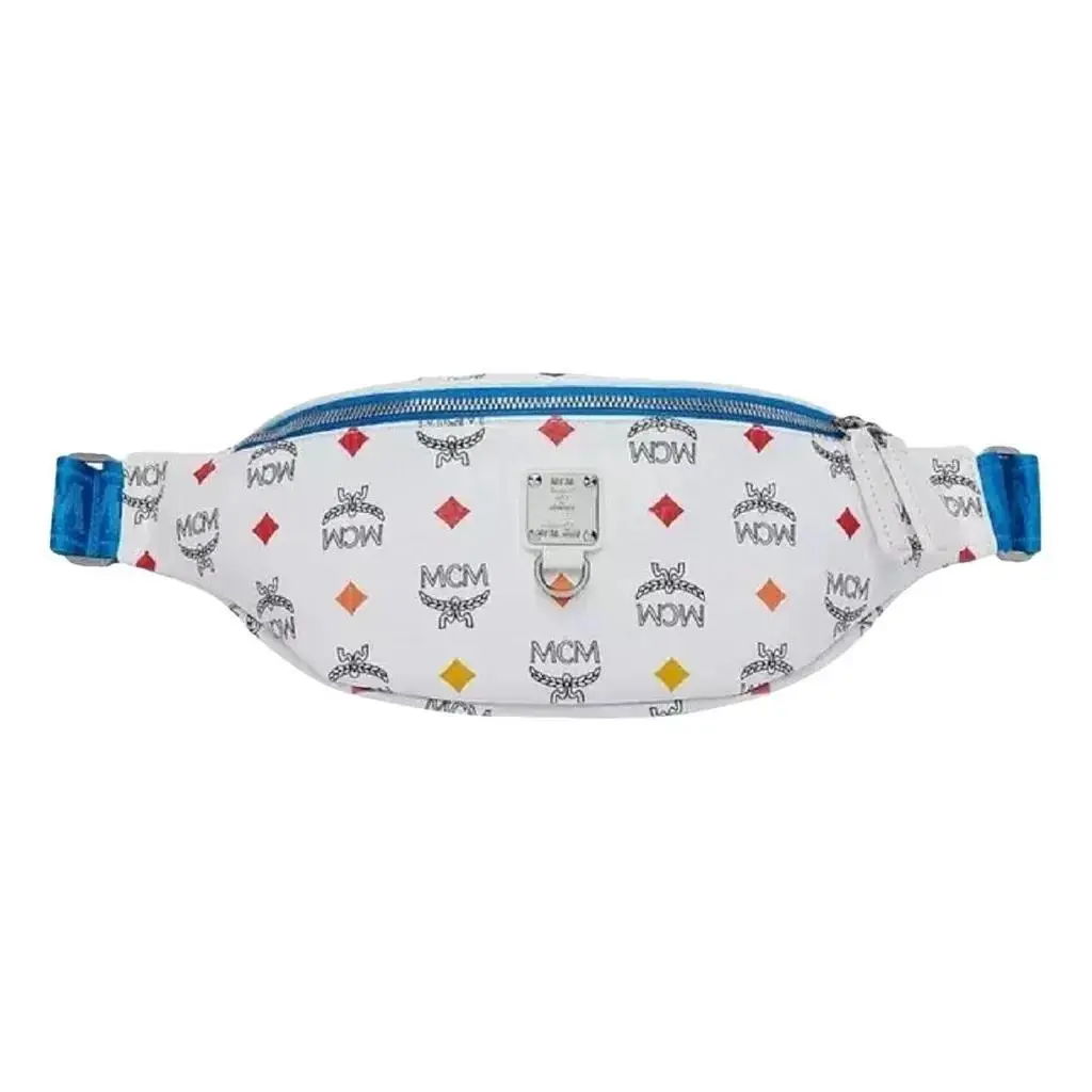 Mcm White Spectrum Stark Skyoptic Visetos Belt Bag