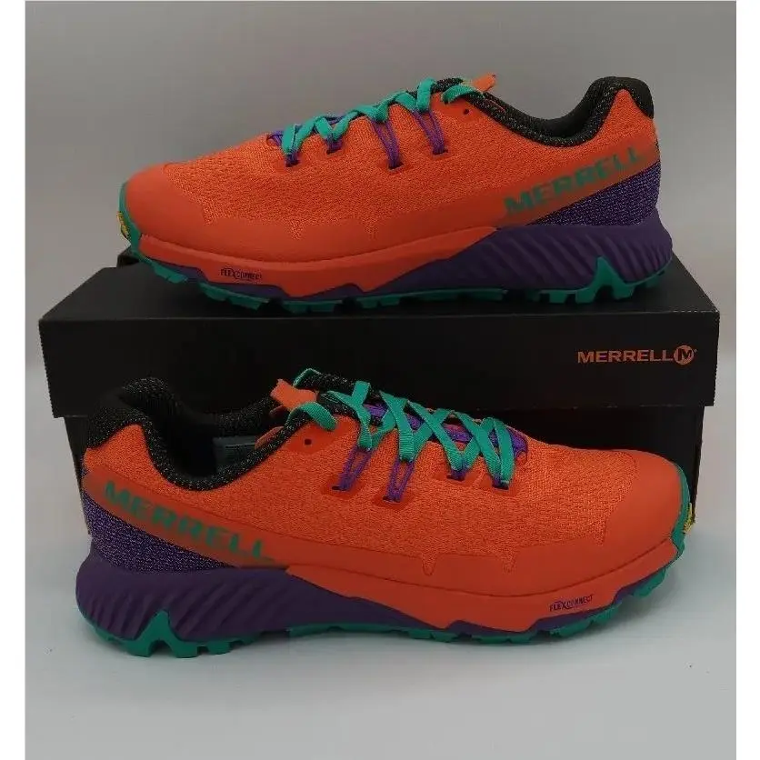 Merrell Agility Peak Flex 3 Sneakers Size 9.5 Women Orange Goldfish