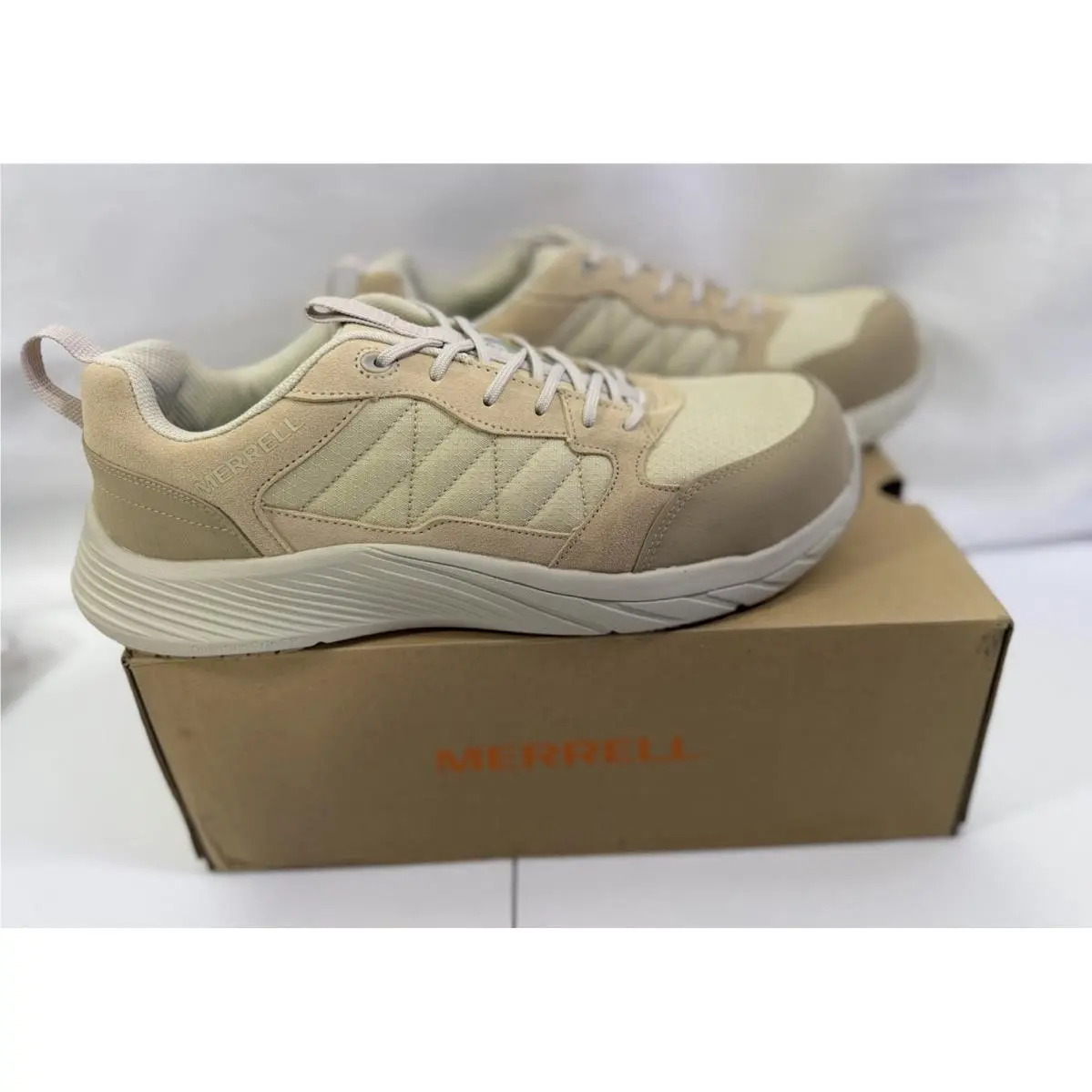 Merrell Work Alpine Men’s 12 Carbon Fiber Sand Safety Toe Sneaker