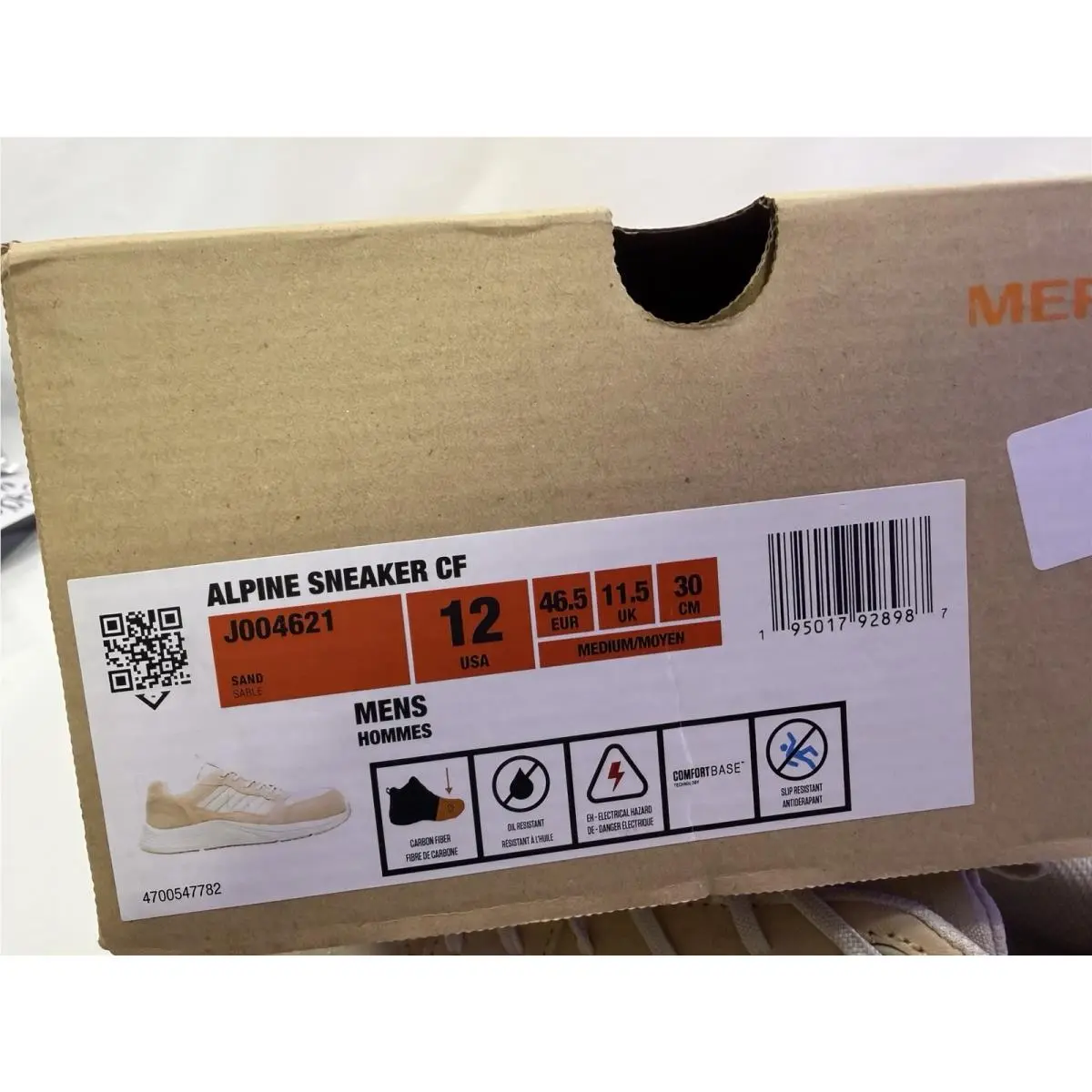 Merrell shoes - Merrell Work - Work - Cream (UPC: 0195017928987) 6