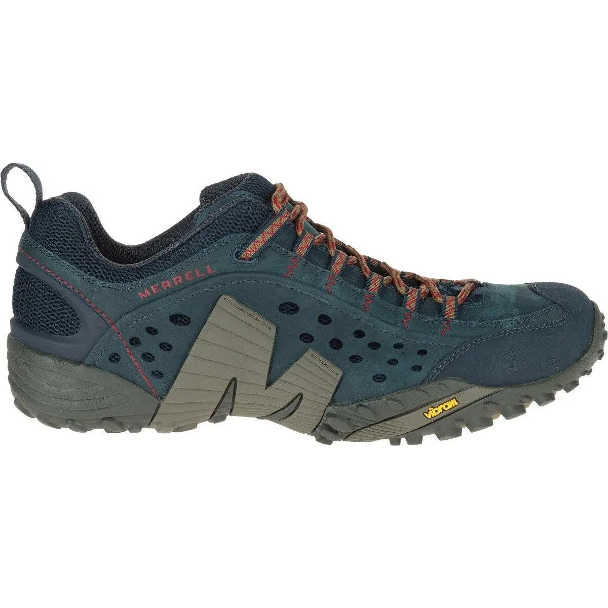 Merrell Intercept Men`s Size 11 Hiking Trail Running Shoes Blue Wing - Blue