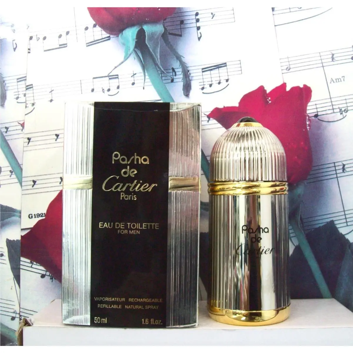 Pasha De  Edt Spray 1.6 Fl. Oz. Refillable. Nwb. Vintage by Cartier