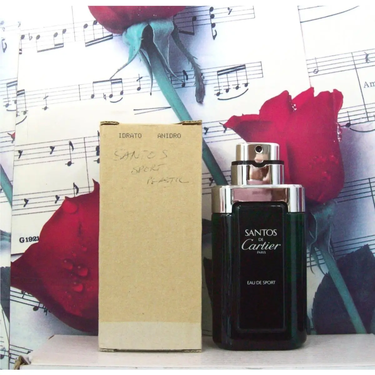 Santos De  Eau De Sport Spray 3.3 Fl. Oz. Plastic Bottle. Ntwb. Vintage by Cartier