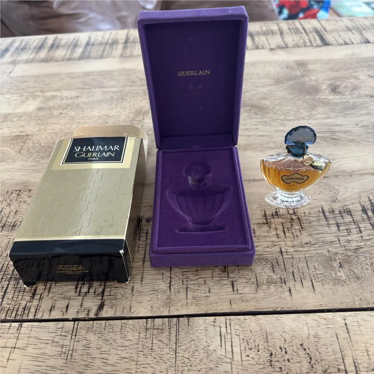 Vintage Guerlain Shalimar Perfume Extrait de Parfum 1/3 oz