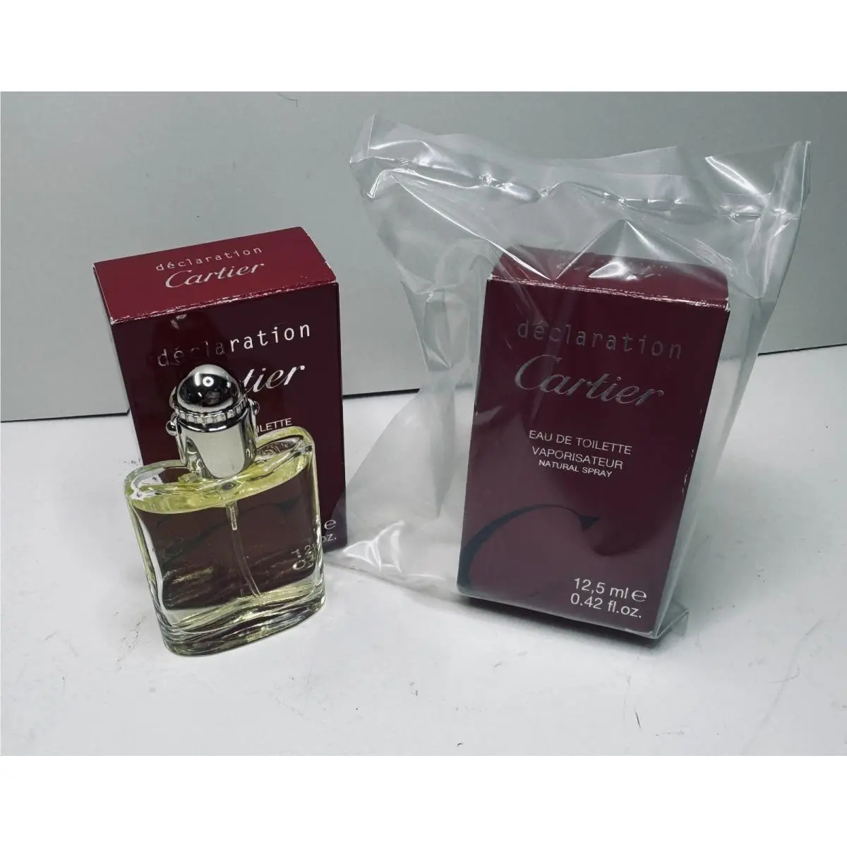1 pc Declaration Cartier 0.42 oz / 12.5 ml Eau De Toilette Edt Men Cologne