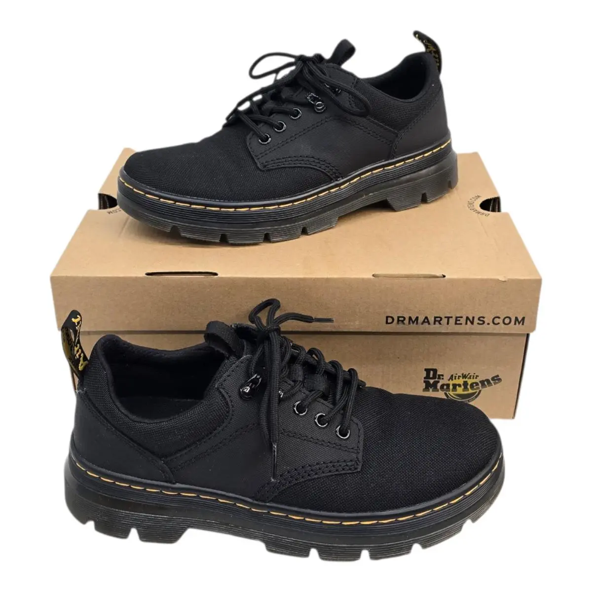 Dr. Marten Reeder Extra Tough 50/50+ Ajax Black Lace Oxford Ankle Shoe M8 / W9