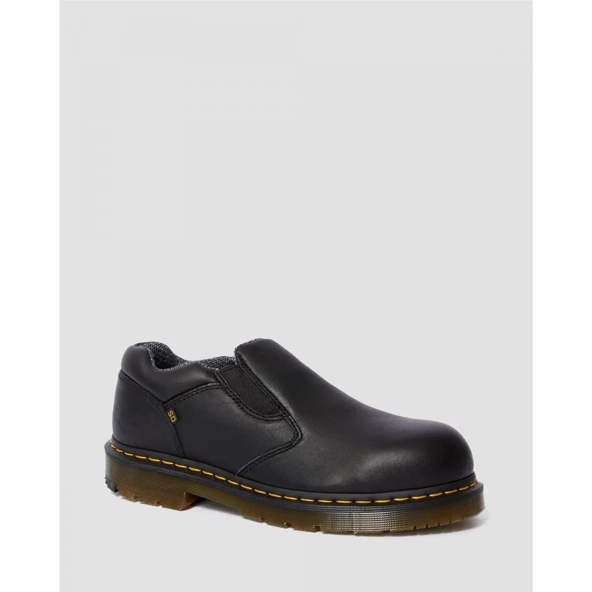 DR Martens Work Men`s Dunston Slip-on Steel Toe Esd Work Shoe Black Full Grain L