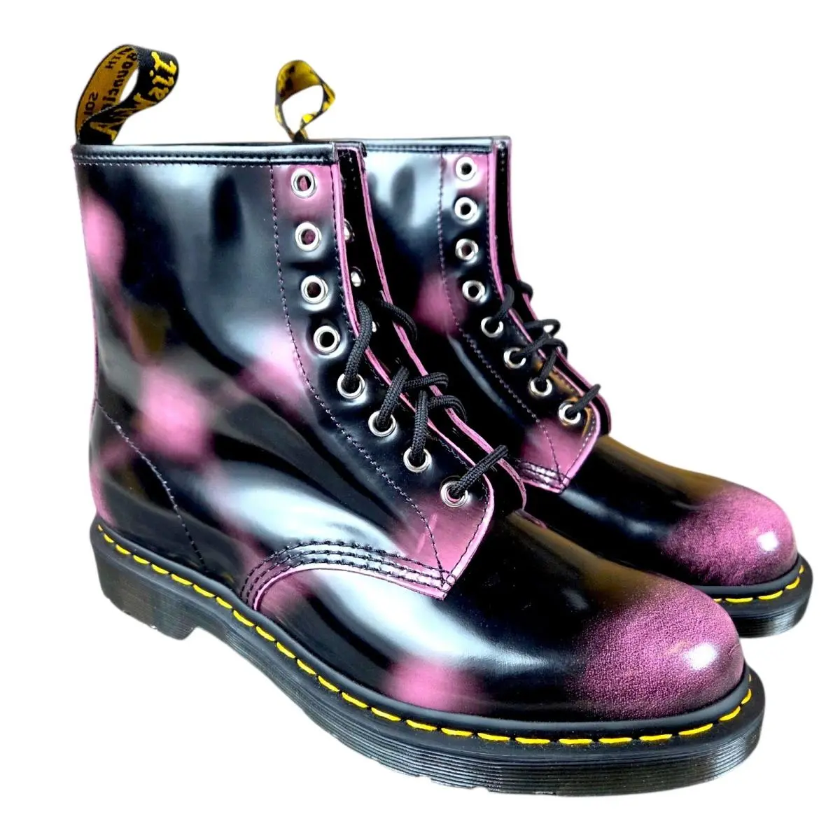 Dr. Martens 1460 Arcadia Classic 8-Eye Derby Boots Pink Size 10 Men/11 Women