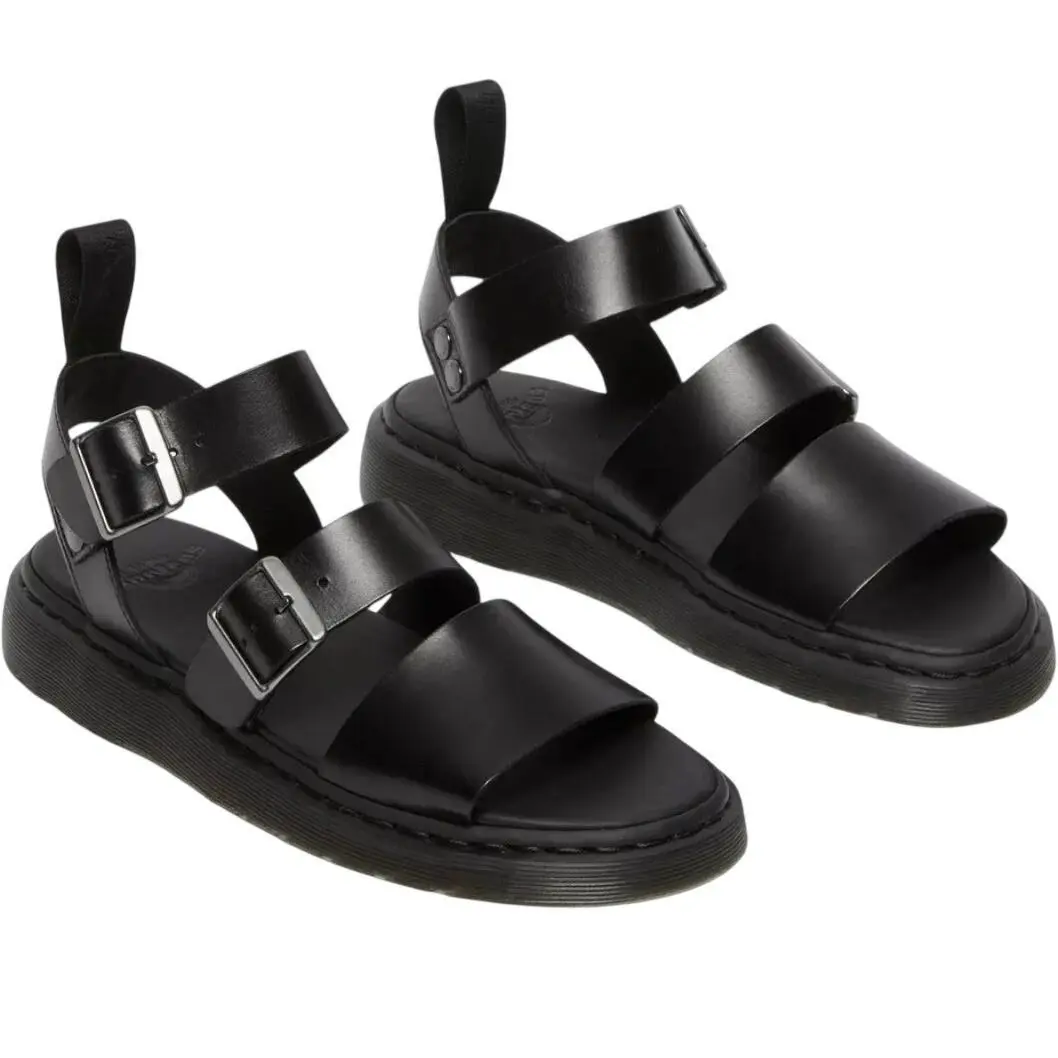 Dr. Martens Gryphon Brando Leather Gladiator Sandals Men`s 14 Minimalist