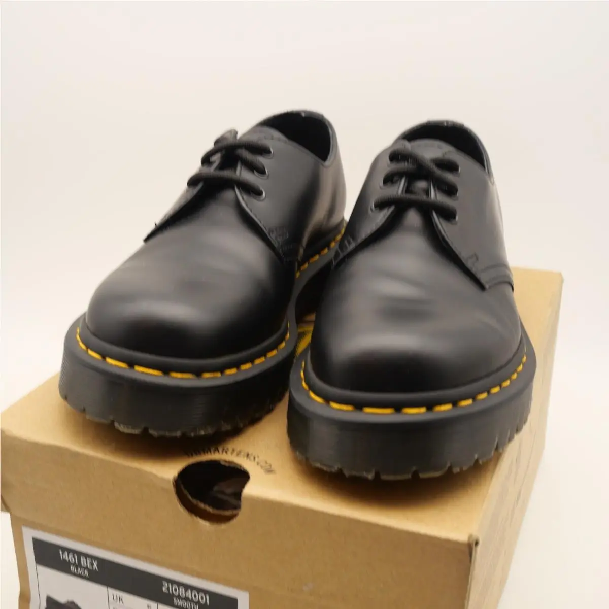 Dr. Martens 1461 Bex Women`s 7 Smooth Leather Oxford Shoes Platform Men`s 6
