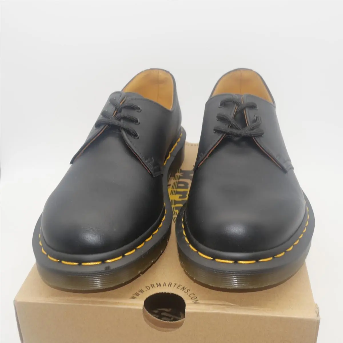 Dr. Martens 1461 Women`s 7 Smooth Leather Oxford Black Shoes
