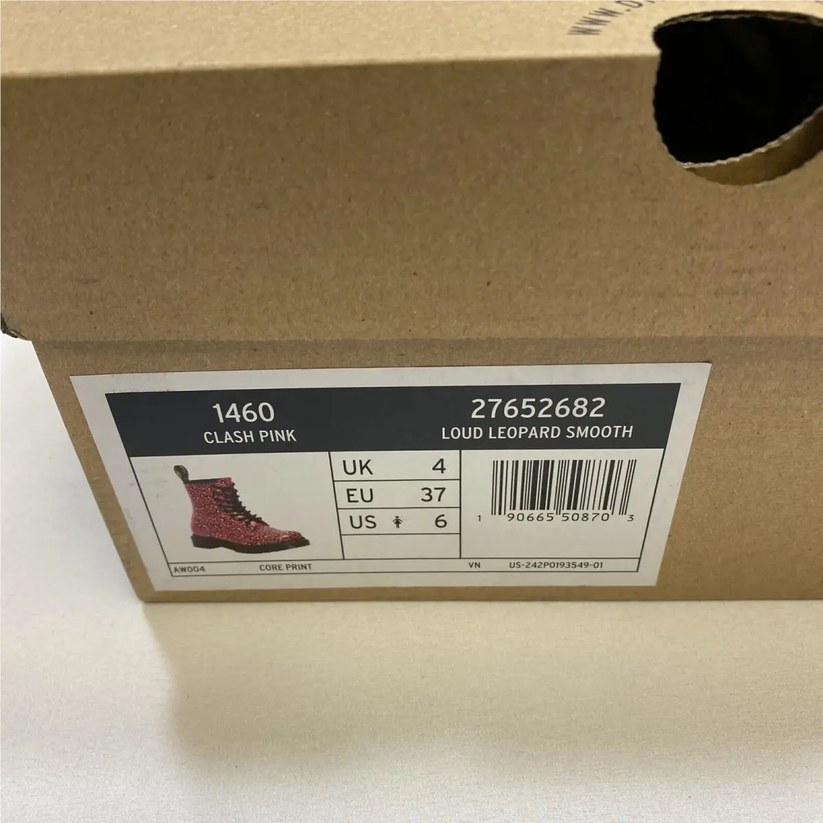 Dr. Martens shoes - 1460 Water Repellent Leather - Water Repellent Leather - Pink 11