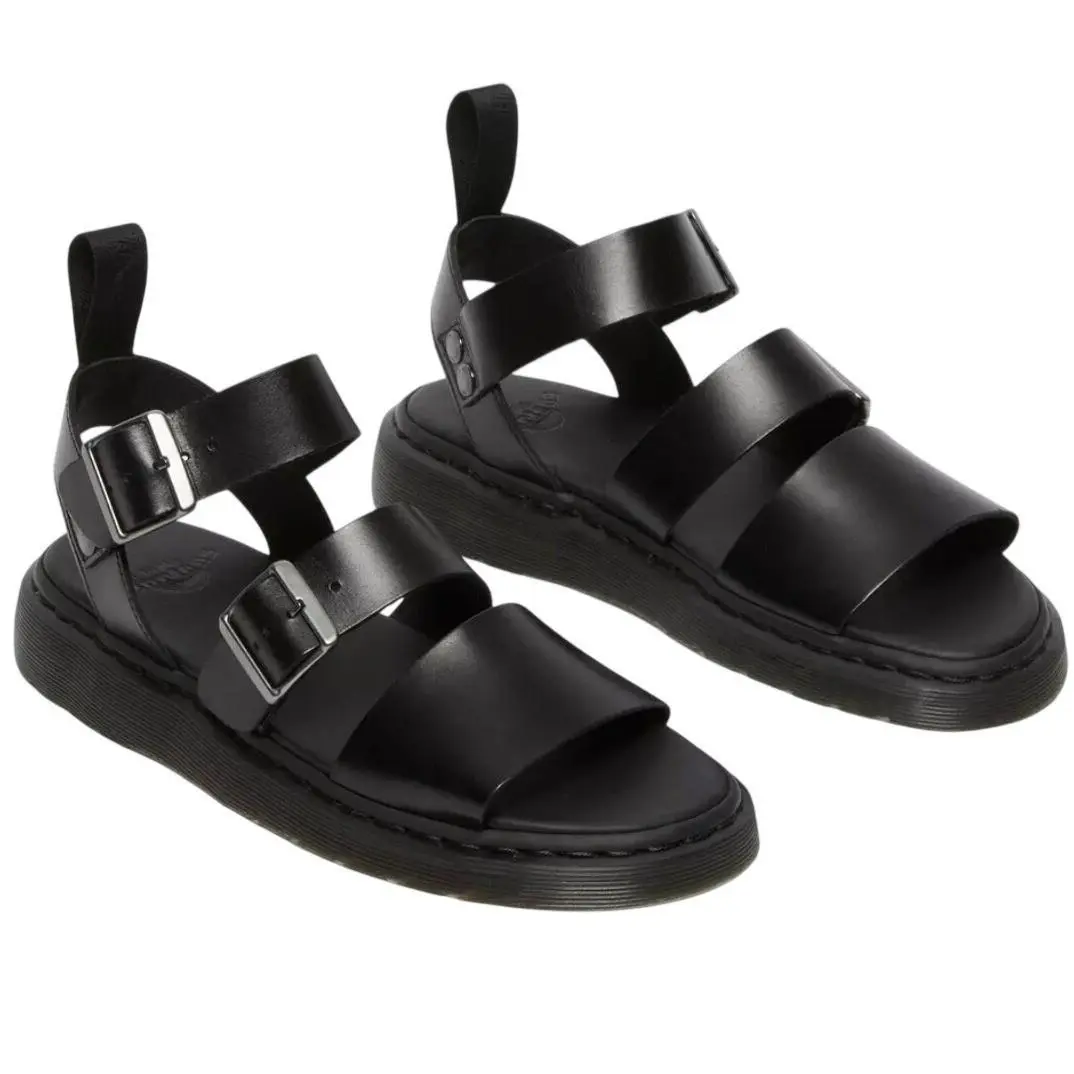 Dr. Martens Gryphon Brando Leather Gladiator Sandals Men`s 13 Minimalist